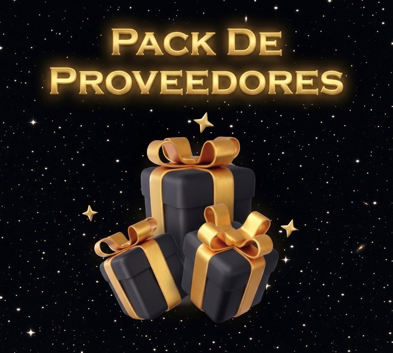 PACK DE TODOS LOS PROVEEDORES DE LA WEB